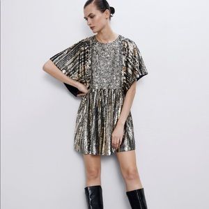 Zara limited edition sequin dress XS